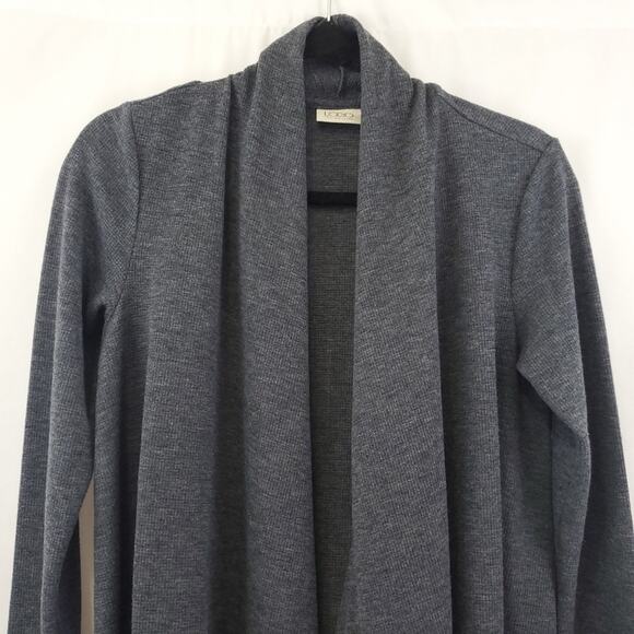 Logo Lori Goldstein open front cardigan pockets Size XS - Picture 4 of 9